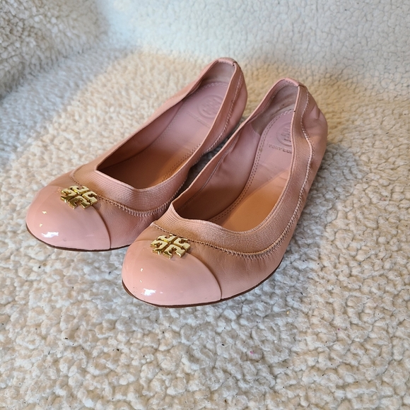 Tory Burch Shoes - Tory Burch -Jolie- clay pink ballet flats size 6 1/2